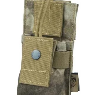 FLYYE MOLLE Short Radio Pouch - A-TACS AU