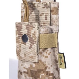FLYYE MOLLE Short Radio Pouch - US Navy Seal AOR1 AOR2 Camo