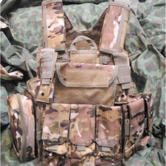 CIRAS Fast Release Armor Vest with pouches - Multicam MC
