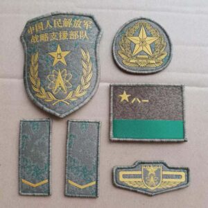China PLA 6 Velcro Patch Type 21 Xingkong Starry Sky Strategic Support Force Chest Country Rank Hat