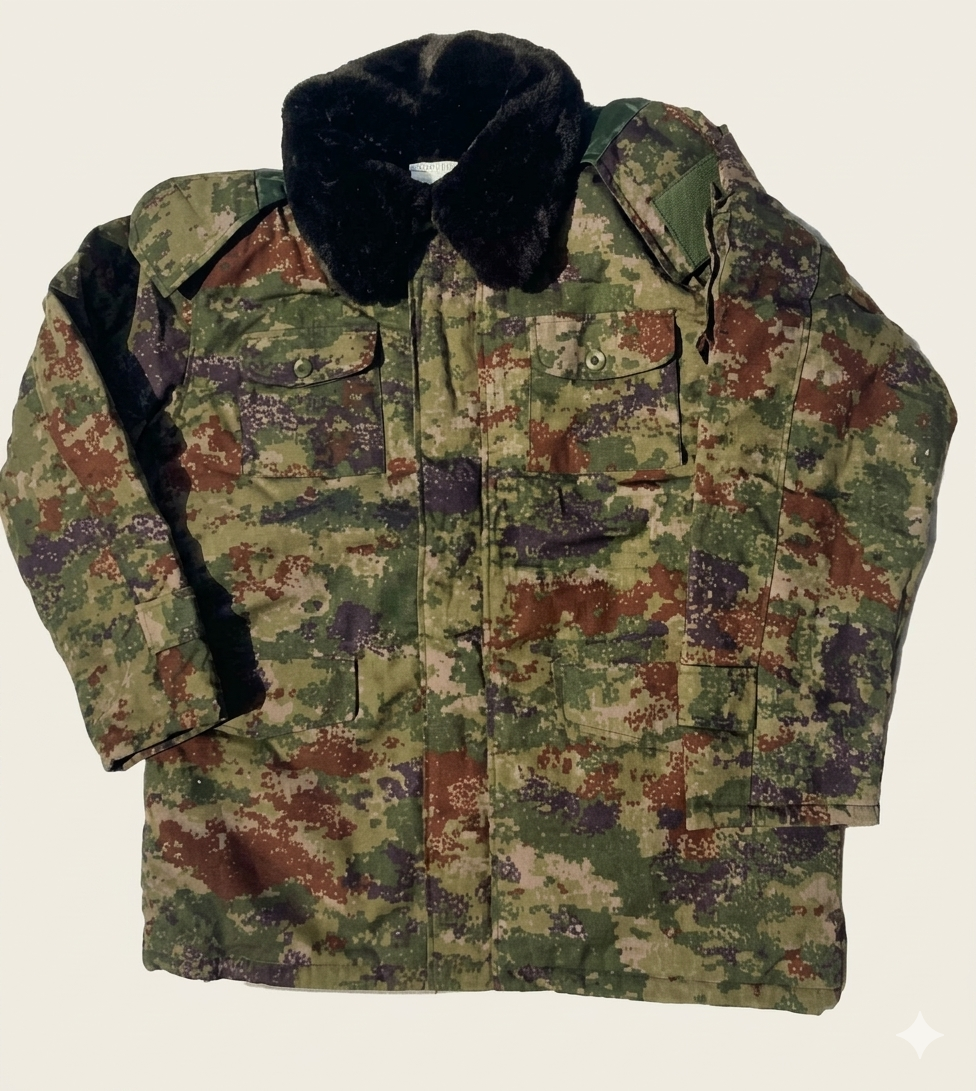 China PLA Type 21 Xingkong Starry Sky Woodland Camo – Hood Jacket Parka