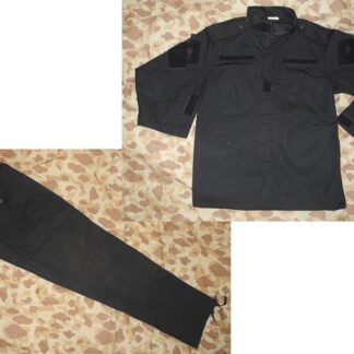 Black Shirt Pants BDU set - ACU style