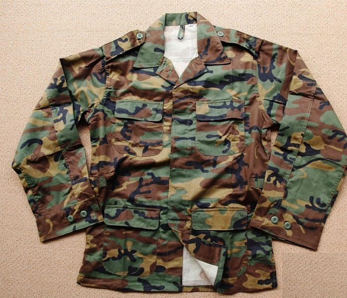 Singapore Army Starlight Forces Woodland Camo Shirt