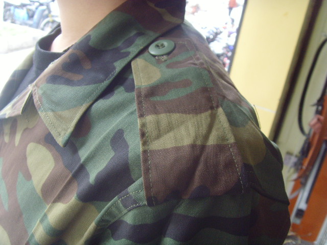 Singapore Army Starlight Forces Woodland Camo Shirt - Image 2