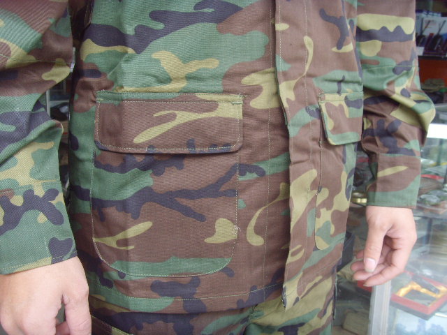 Singapore Army Starlight Forces Woodland Camo Shirt - Image 4