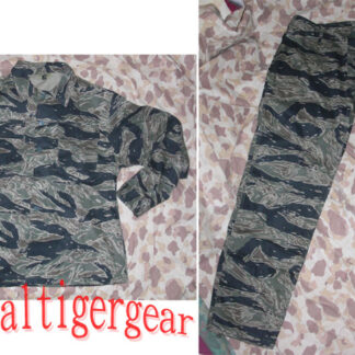 Vietnam US Tiger Stripe TigerStripe Tadpole Dense Shirt Pants Top Bottom - ver. Hidden Button