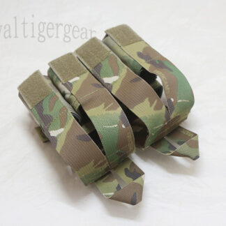 FLYYE Double 2 M4 5.56 + Quad. 4 Pistol Magazine Pouch for MOLLE Belt Suspender - MultiCam® / MultiCam® webbing