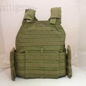 FLYYE SPC Armor MOLLE Vest – Front Read Side Armor - US Navy Seal AOR1 Camo - size L