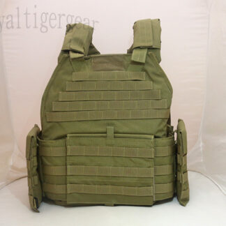 FLYYE SPC Armor MOLLE Vest – Front Read Side Armor - US Navy Seal AOR1 Camo - size L
