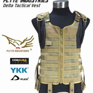 FLYYE Delta Tactical MOLLE Mesh Vest - A-TACS AU