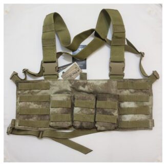 FLYYE LAW ENF Enforcement Tactical MOLLE Chest Rig Vest - A-TACS AU / A-TACS FG