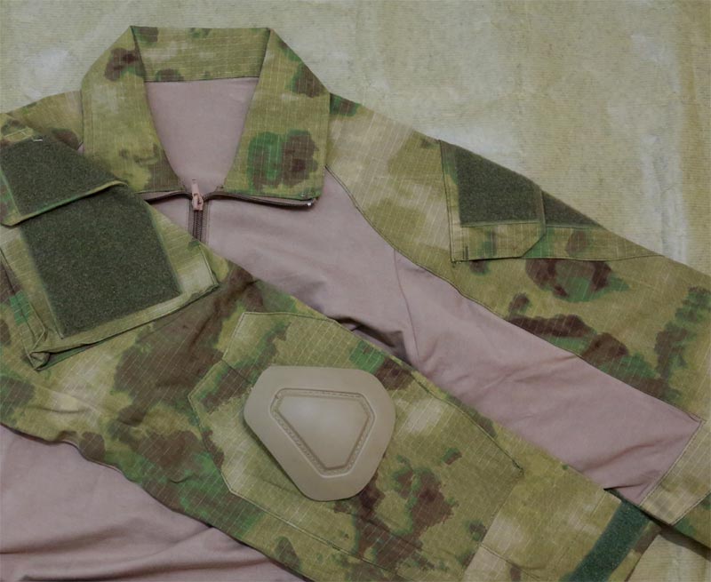 A-TACS FG Digital Camouflage Tactical Combat Shirt Top - Image 2