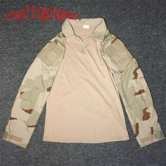 US Desert Camouflage DCU Combat Shirt Elastic T-Shirt Suit Uniform GEN2
