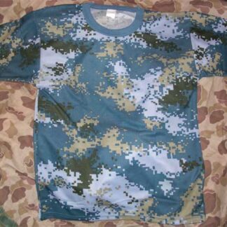 China PLA Type 07 Digital Sea Marine Camo T-Shirt