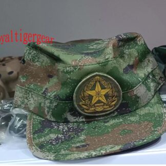 China PLA Type 21 Xingkong Starry Sky Digital Woodland Camo Cap with Velcro Patch