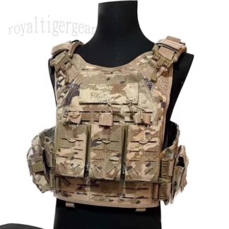 China PLA Type 21 Xingkong Starry Sky Highland Desert Camo MOLLE Armor Plate Vest w/ 3 pouch