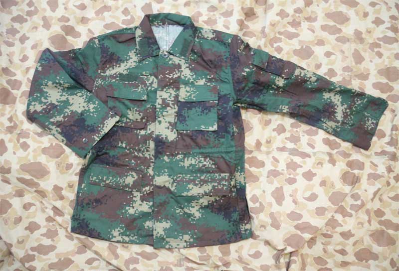 China PLA Type 07 Digital Second Artillery Corps / Rockets Camo Shirt Pants set - Image 2