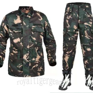 China PLA Type 07 Special Forces Digital Woodland Camo Shirt Pants set
