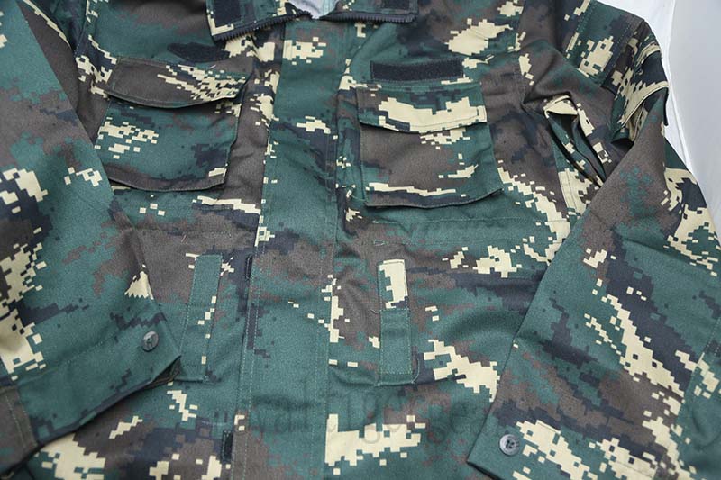 China PLA Type 07 Special Forces Digital Woodland Camo Shirt Pants set - Image 4