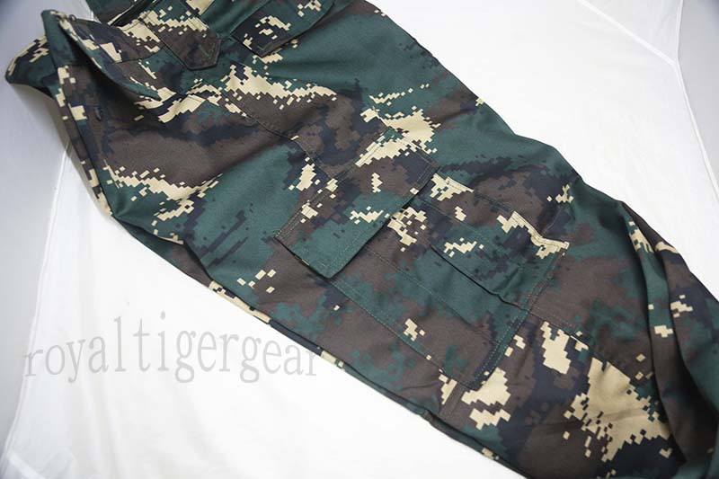 China PLA Type 07 Special Forces Digital Woodland Camo Shirt Pants set - Image 7