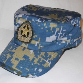 China PLA Type 07 Digital Sea Marine Camo Cap with Patch