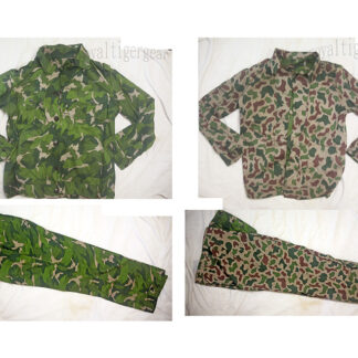 China PLA Type 81 Vietnam Double Side Reversible Leaf Camo Shirt Pants set