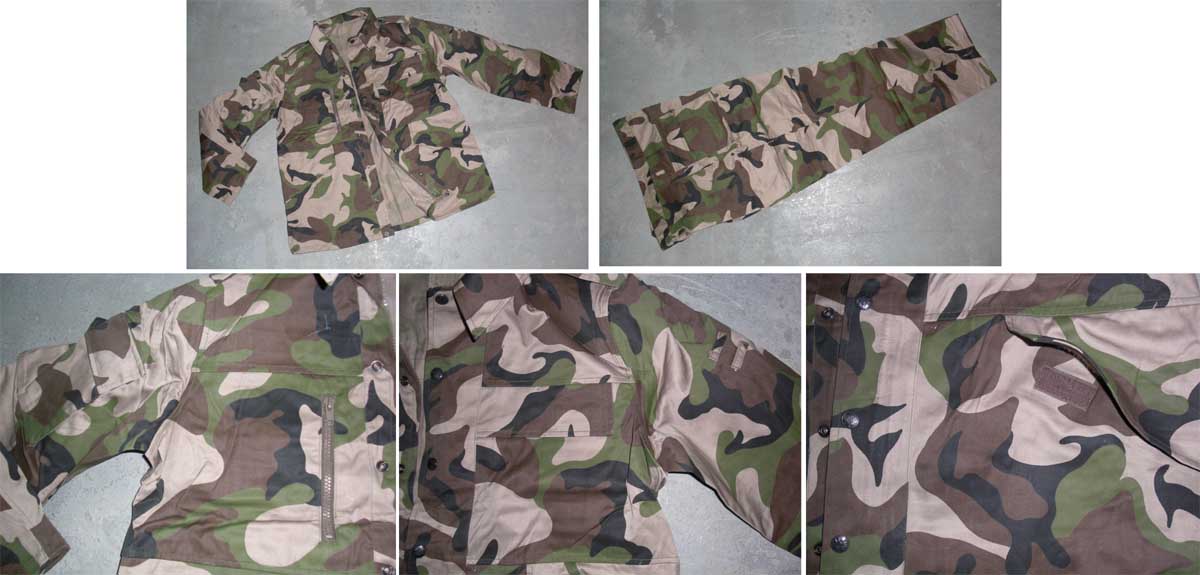China PLA Type 87 Highland Stone Camo BDU set