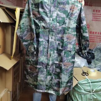 China PLA Type 21 Xingkong Starry Sky Camo Hood Rain Coat – One Piece Poncho