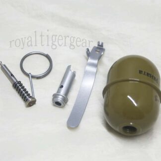 Russia RGD-5 Anti-Personnel Fragmentation Hand Grenade Metal Model + Fuse Spring Sets - Green