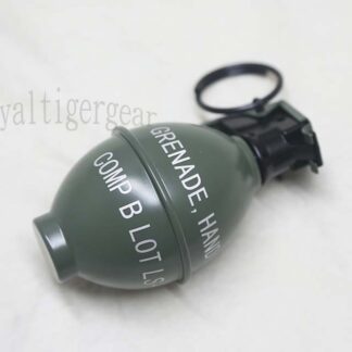 WW2 US M26 Fragmentation Hand Grenade Metal Model - Shiny