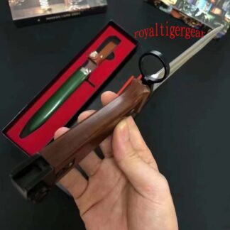 China PLA Type 81 / AK47 Rifle Bayonet Knife Dagger with Green Sheath