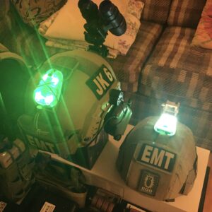 Element HEL-STAR 6 Tactical Flashlight Strobe IR Infrared - EX433 Dark Earth Green Light VIP