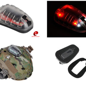 Element HEL-STAR 6 Tactical Flashlight Strobe IR Infrared - EX433 Black Red Light VIP