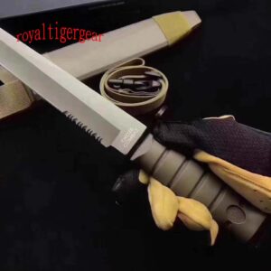 US M10 Straight 13 inch Bayonet Knife Dagger Survival Tactical Sheath Desert Tan Version