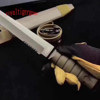 US M10 Straight 13 inch Bayonet Knife Dagger Survival Tactical Sheath Desert Tan Version