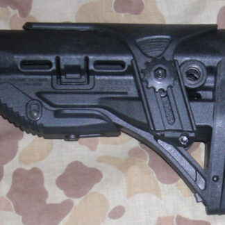 FAB GL-SHOCK Recoil-Reducing AR-15 M-4 Butt Stock w/ Adjustable Cheek Riser - Black