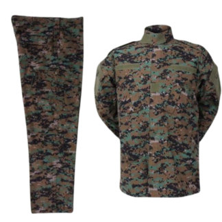 USMC MARPAT Digital Woodland Camouflage Shirt Pants Set
