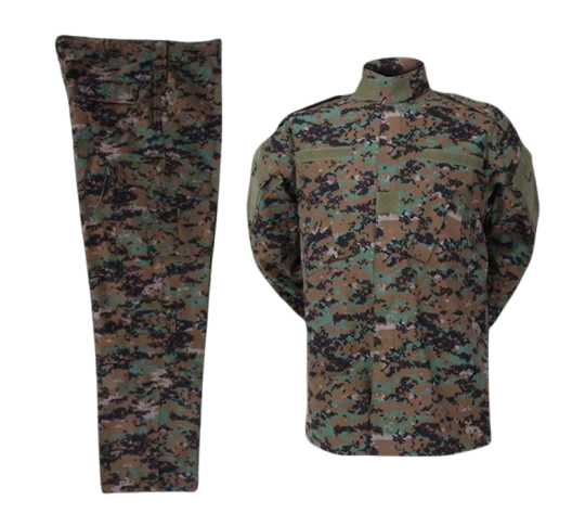 USMC MARPAT Digital Woodland Camouflage Shirt Pants Set