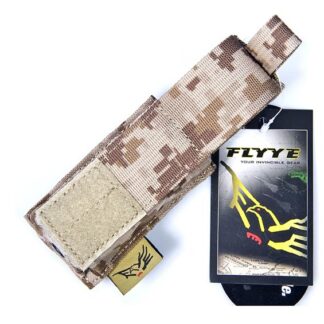 FLYYE Single .45 M1911 Pistol Handgun Magazine MOLLE Pouch - US Navy Seal AOR1 AOR2 Camo