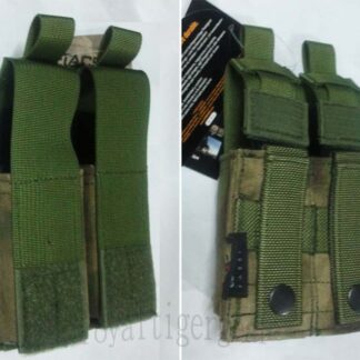 FLYYE Double .45 M1911 Pistol Handgun Magazine MOLLE Pouch - A-TACS AU / A-TACS FG