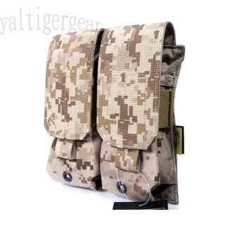 FLYYE MOLLE Double M4/M16 5.56mm Magazine Pouch for 4 Magazine - MultiCam® / MultiCam® webbing
