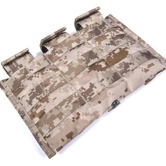 FLYYE Triple M4/M16 5.56mm Magazine MOLLE Pouch Ver.MI - US Navy Seal AOR1 AOR2 Camo