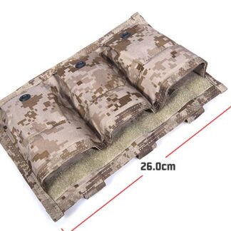 FLYYE RAV Triple M4/M16 5.56mm Ammo Magazine MOLLE Pouch - US Navy Seal AOR1 AOR2 Camo