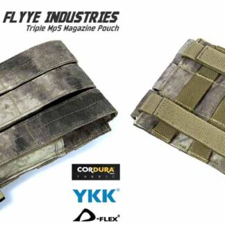 FLYYE Triple MP5 SMG 9mm Ammo Magazine MOLLE Pouch - A-TACS AU