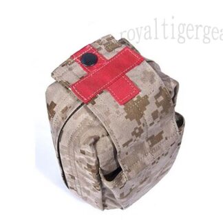 SpeOps Thin Utility First Aid Medical MOLLE Pouch - US Navy Seal AOR1 AOR2 Camo