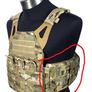 FLYYE Swift JPC Plate Carrier Vest Inner Belt Side Pad - US Navy Seal AOR1 AOR2 Camo