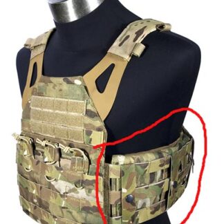 FLYYE Swift JPC Plate Carrier Vest Inner Belt Side Pad - US Navy Seal AOR1 AOR2 Camo