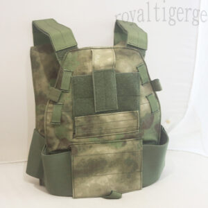 FLYYE LT6094A Slicks Lightweight MOLLE Armor Vest - A-TACS AU / A-TACS FG