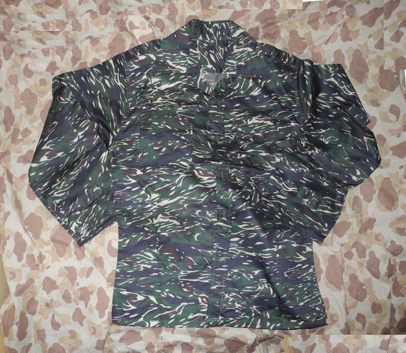 Taiwan Marine Corps ROCMC Tiger Stripe Camo Shirt Top