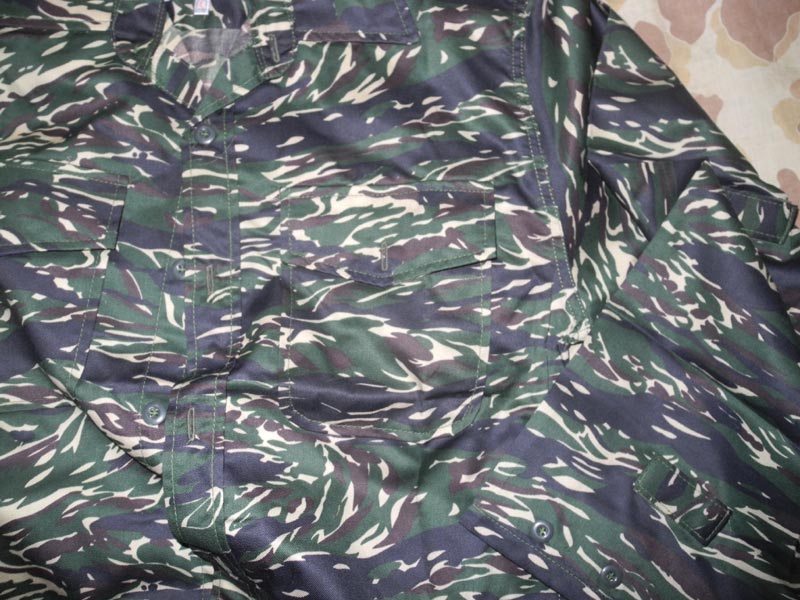 Taiwan Marine Corps ROCMC Tiger Stripe Camo Shirt Top - Image 2